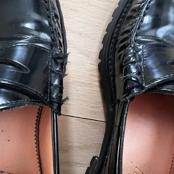 J.Crew New Winona lug-sole penny loafers in Italian spazzolato leather - Picture 5 of 10